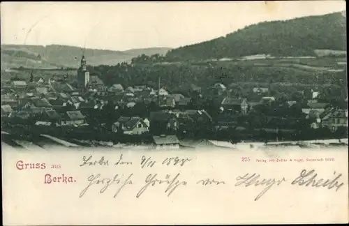 Ak Bad Berka in Thüringen, Panorama