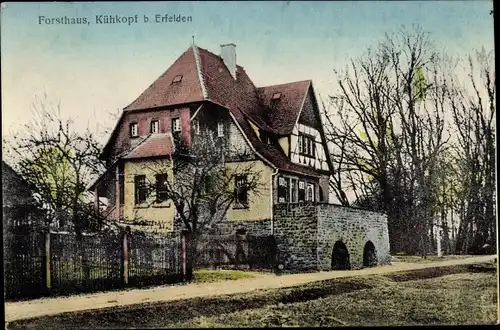 Ak Erfelden Riedstadt in Hessen, Forsthaus Kühkopf