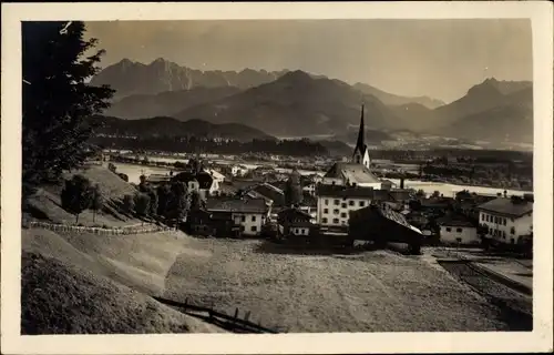 Ak Kössen in Tirol, Blick auf den Ort