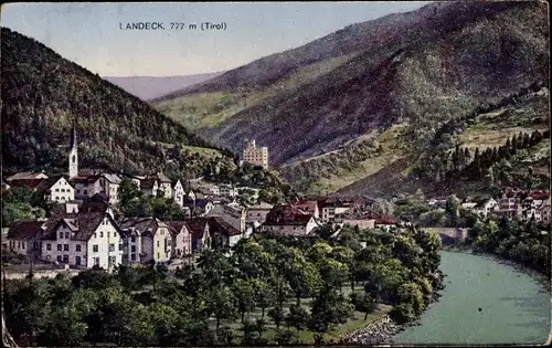 Ak Landeck in Tirol, Panorama