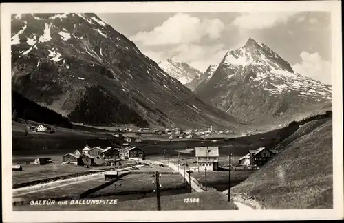 Ak Galtür in Tirol, Panorama, Ballunspitze