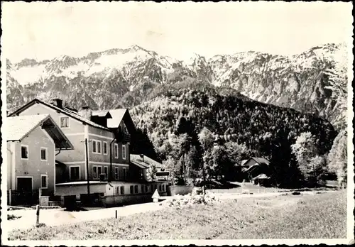 Foto Ak Großgmain in Salzburg, Gasthof, Berge