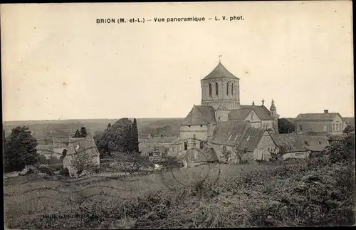 Ak Brion Maine-et-Loire, Vue panoramique