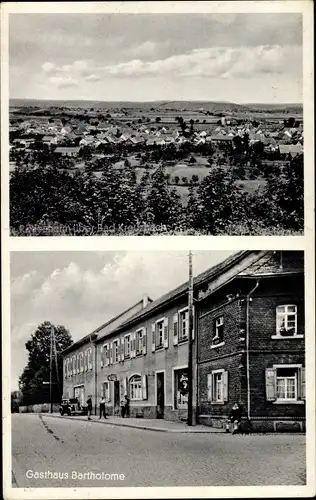 Ak Bad Kreuznach in Rheinland Pfalz, Gesamtansicht, Gasthaus Bartholome