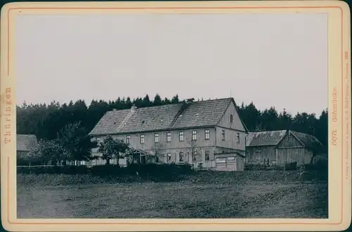 Kabinettfoto Gehlberg Suhl in Thüringen, Schmücke