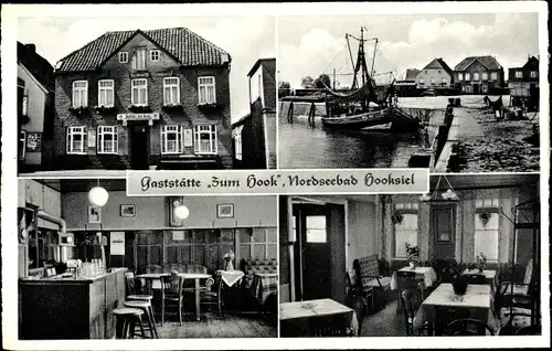 Ak Hooksiel Wangerland Friesland, Gasthof Zum Hook, Inh. G. Behrends