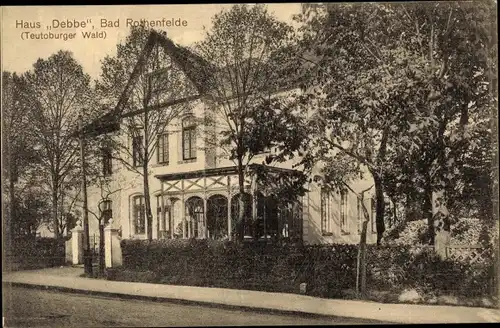 Ak Bad Rothenfelde am Teutoburger Wald, Haus Debbe, Frontansicht