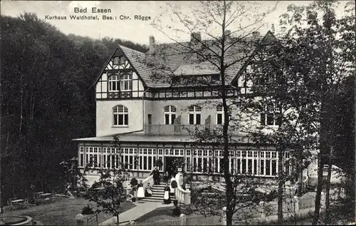 Ak Bad Essen in Niedersachsen, Kurhaus Waldhotel, Bes. Chr. Rögge