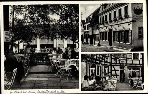 Ak Oberdollendorf Königswinter am Rhein, Gasthaus zur Krone, Paul Lichtenberg