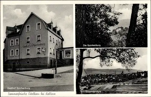 Ak Eitelborn Rheinland Pfalz, Gasthaus zur Sporkenburg, Inh. Fritz Knopp 