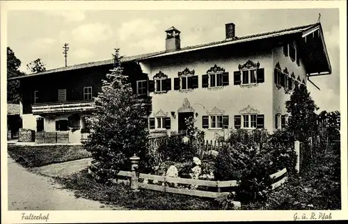 Ak Dürnbach Gmund am Tegernsee Oberbayern, Pension Falterhof, G. Pfab