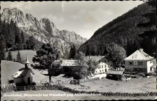 Ak Hirschbichl Hirschbühel Mooswacht Berchtesgadener Alpen Oberbayern, Alpengasthof