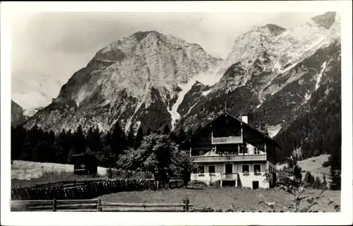 Ak Sankt Martin bei Lofer in Salzburg, Jausenstation Lämmerhof