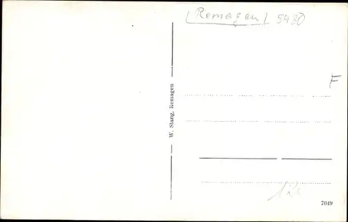 Ak Remagen am Rhein, Kirche, Erinnerung an fahnenweihe 14. 05. 1933