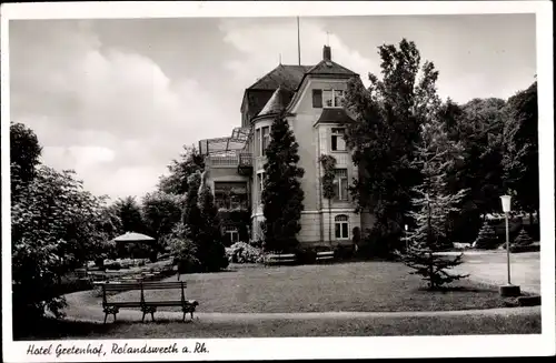 Ak Rolandswerth am Rhein Remagen, Hotel Gretenhof