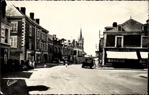 Ak Pouancé Maine et Loire, Place du Pilori