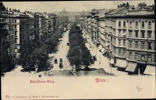 Ak Wien 1. Innere Stadt Österreich, Kärntner Ring