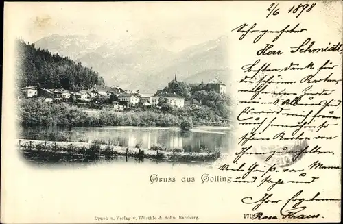 Ak Golling an der Salzach Salzburg, Gesamtansicht
