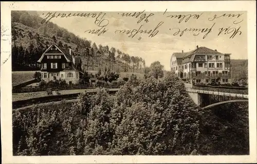 Ak Beuron an der Donau Württemberg, Hotel Waldeck, Inh. Th. Broghammer