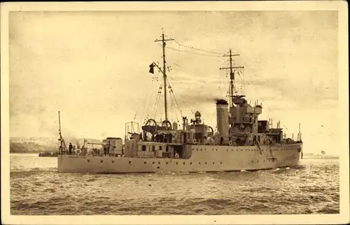 Ak Portugiesisches Kriegsschiff, Marinha de Guerra, Aviso Goncalves Zarco no Tejo