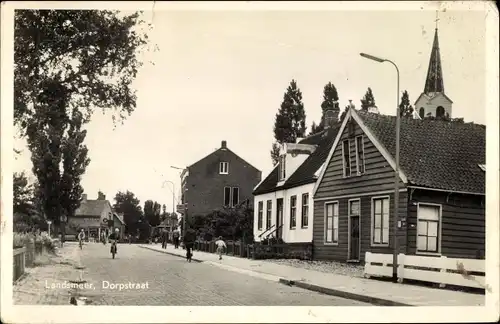 Ak Landsmeer Nordholland Niederlande, Dorpstraat