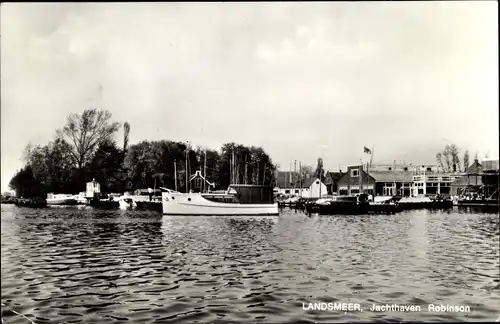 Ak Landsmeer Nordholland Niederlande, Jachthaven Robinson