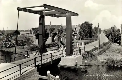 Ak Landsmeer Nordholland Niederlande, Beekstraat