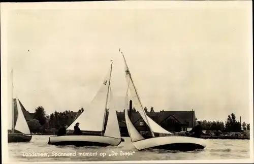 Ak Landsmeer Nordholland Niederlande, Spannend moment op De Breek