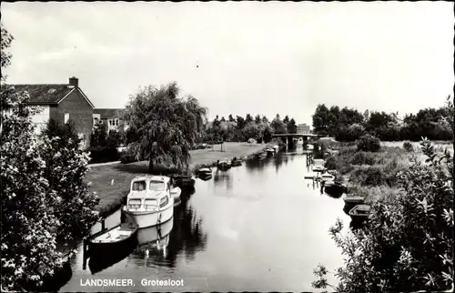 Ak Landsmeer Nordholland Niederlande, Groetesloot