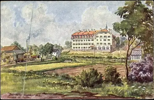 Ak Bad Schallerbach in Oberösterreich, Kurhaus St. Raphael