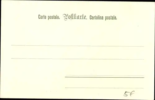 Künstler Ak Döcker, E., Führe uns nicht in Versuchung, Wanderer