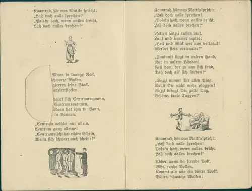 Klapp Gedicht Ak Kaamrad hör was Wattka spricht