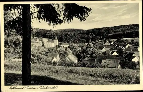 Ak Maxsain im Westerwald, Teilansicht, Gasthof Schwinn