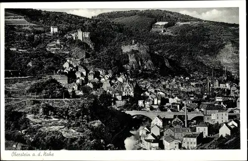 Ak Oberstein an der Nahe, Gesamtansicht