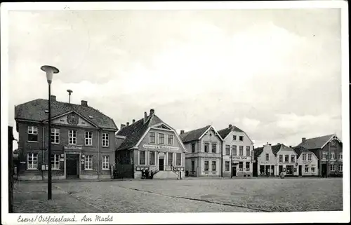 Ak Esens in Ostfriesland, Am Markt