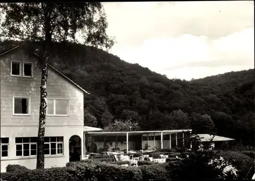 Ak Bad Pyrmont in Niedersachsen, Café Langer Grund