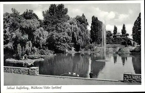 Ak Speldorf Mülheim an der Ruhr, Solbad Raffelberg