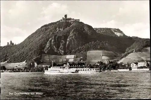 Ak Königswinter am Rhein, Drachenfels