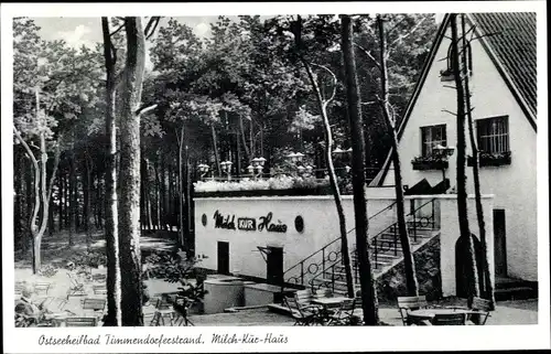 Ak Timmendorfer Strand in Ostholstein, Milch Kur Haus