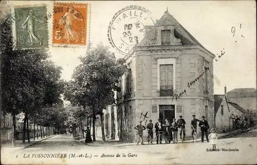 Ak La Possonnière Maine-et-Loire, Avenue de la Gare