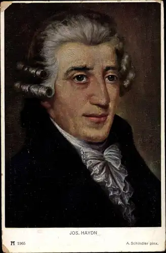 Künstler Ak Schindler, A., Komponist Joseph Haydn, Wiener Klassik, Portrait