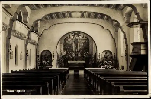 Ak Sießen Bad Saulgau in Oberschwaben, Kloster Sießen, Hauskapelle, Innenansicht