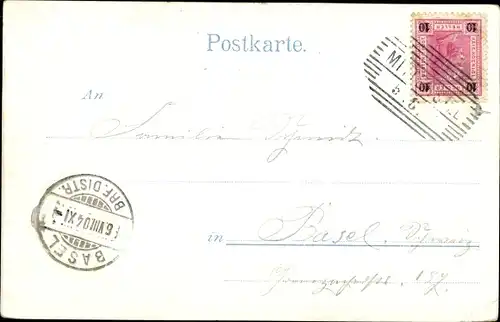 Ak Mittersill in Salzburg, Schloss, Gebirge