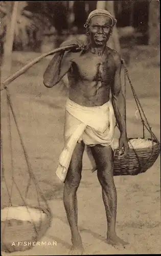 Ak Indien, A Fisherman, Inder, Fischer