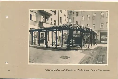 Foto Berlin Weißensee, Trumpf Schokoladenwerke, Garderobenhaus, Dusch u. Badräume f. d. Gefolgschaft