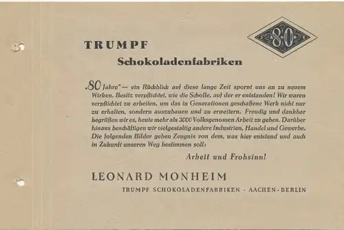 Foto Berlin Weißensee, 80 Jahre Trumpf Schokoladenwerke, Leonard Monheim