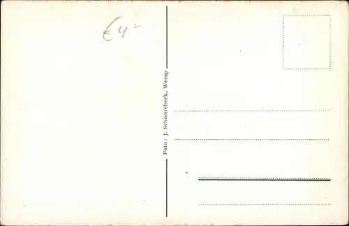 Ak Lutjebroek Nordholland Niederlande, St. Nicolaas Achtergevel