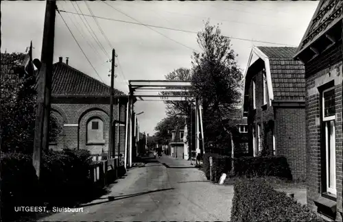 Ak Uitgeest Nordholland Niederlande, Sluisbuurt