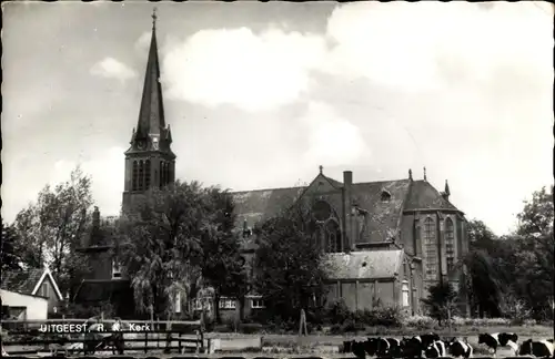 Ak Uitgeest Nordholland Niederlande, R.K. Kerk