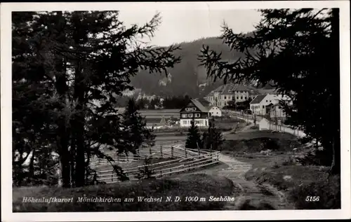 Ak Mönichkirchen in Niederösterreich, Gesamtansicht